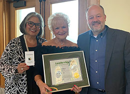  Trustee Tolbert with Trustee Hatley (left) and Superintendent Chadwell (right)